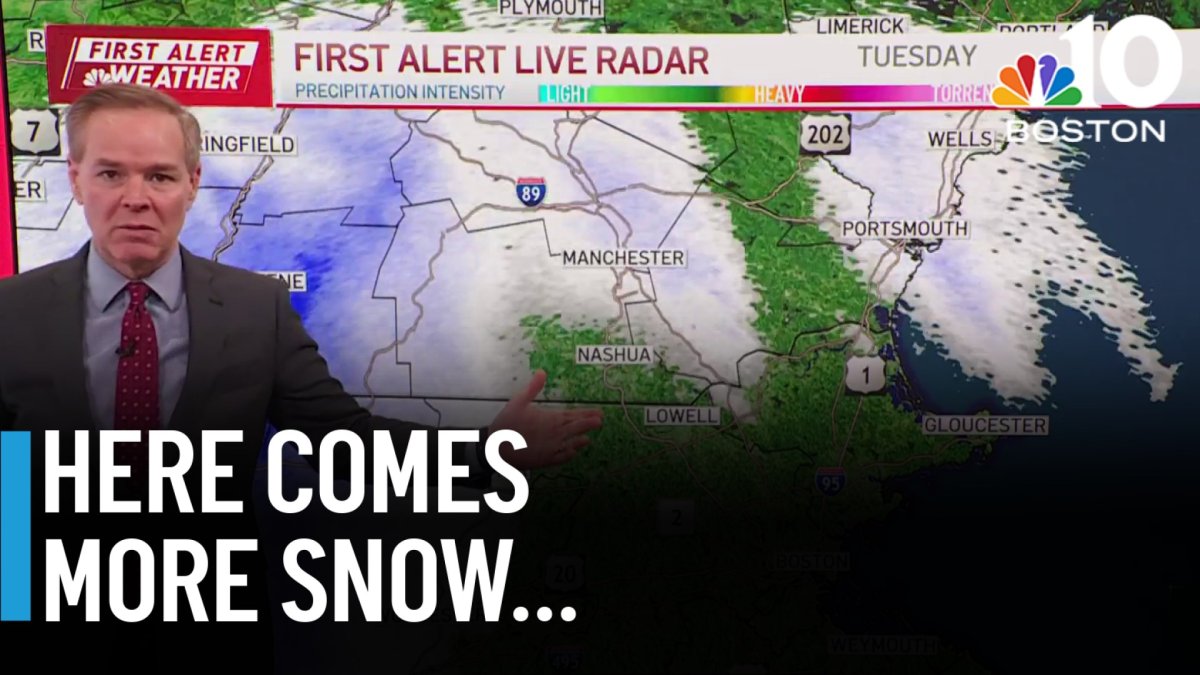 More snow for Boston: Tracking the latest weather in Mass. – NBC Boston