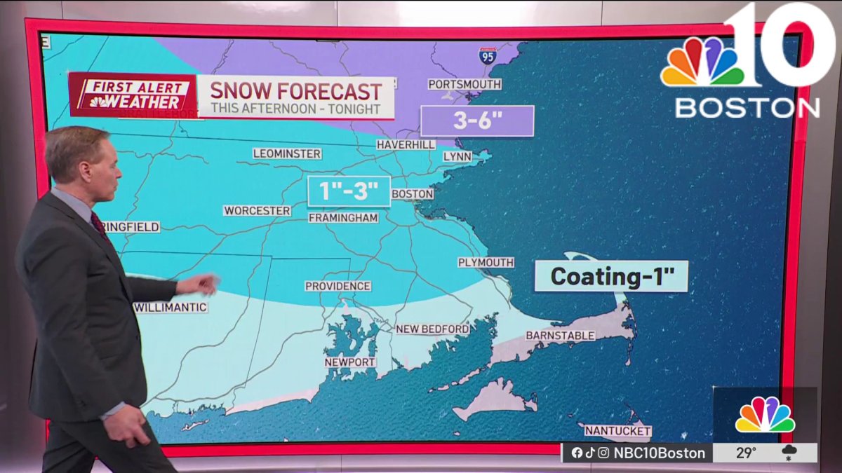 Weather forecast: Snow falling, but some will melt with milder temperatures