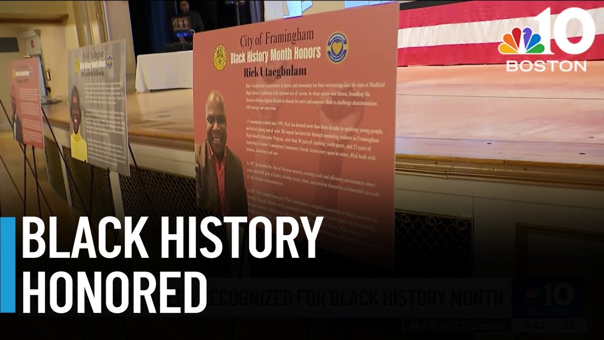 Framingham honors Black history makers in new exhibit – NBC Boston