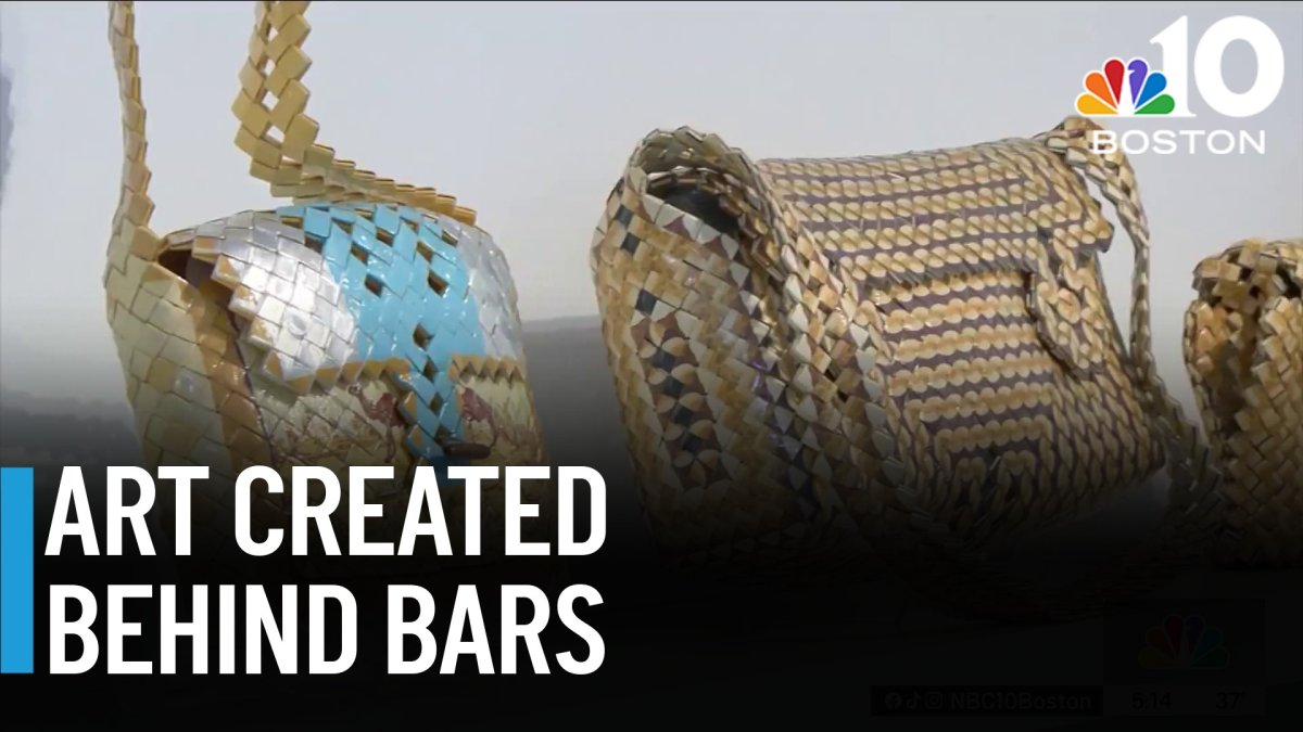 Art created behind bars on display at Mass. gallery