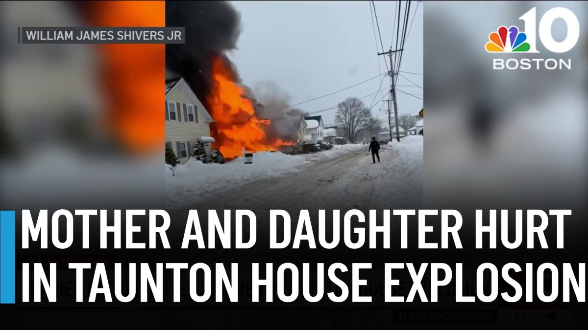 Taunton house explosion sends mother and daughter to hospital – NBC Boston