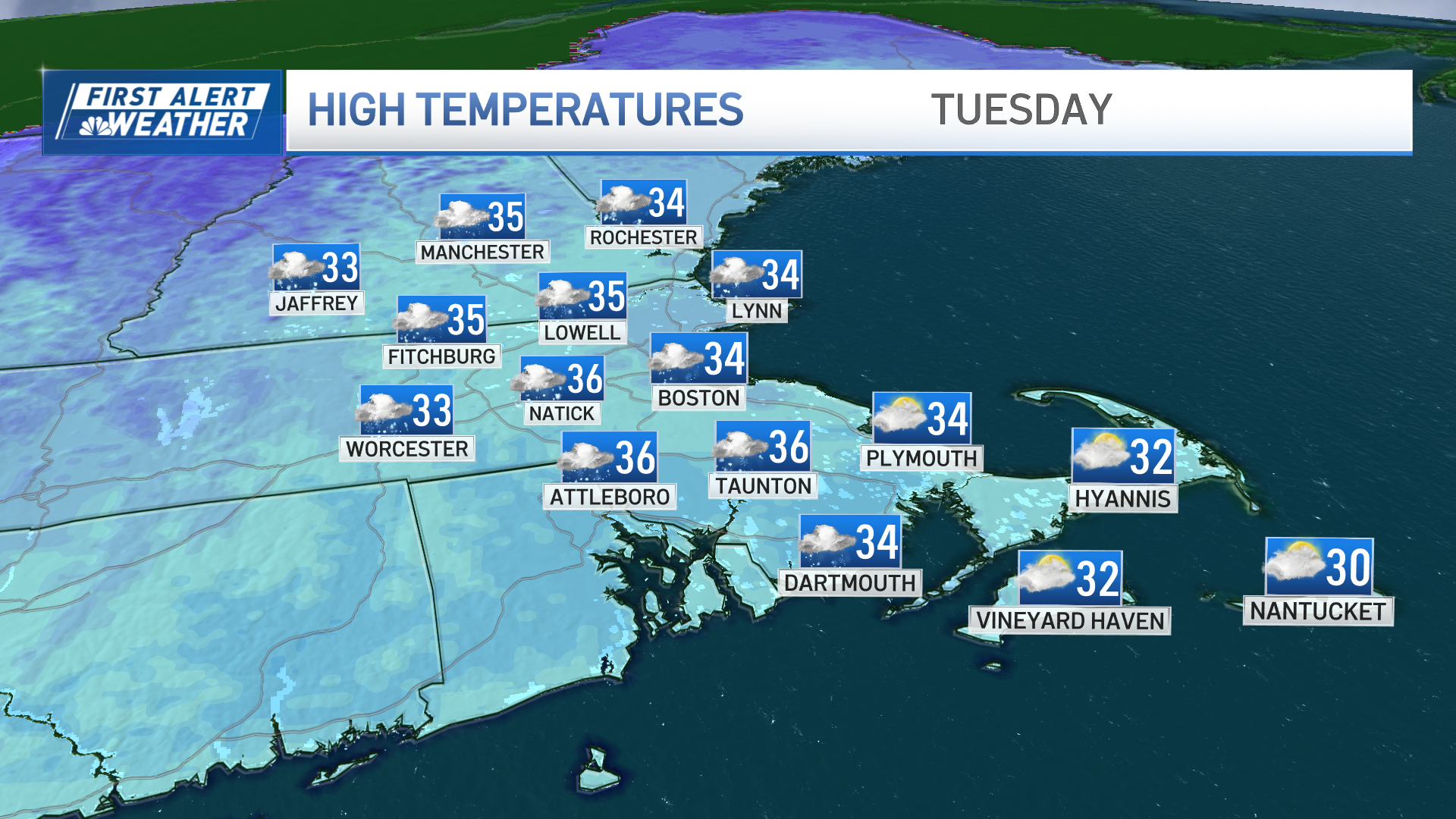 Boston Ma weather forecast: More snow this week – NBC Boston
