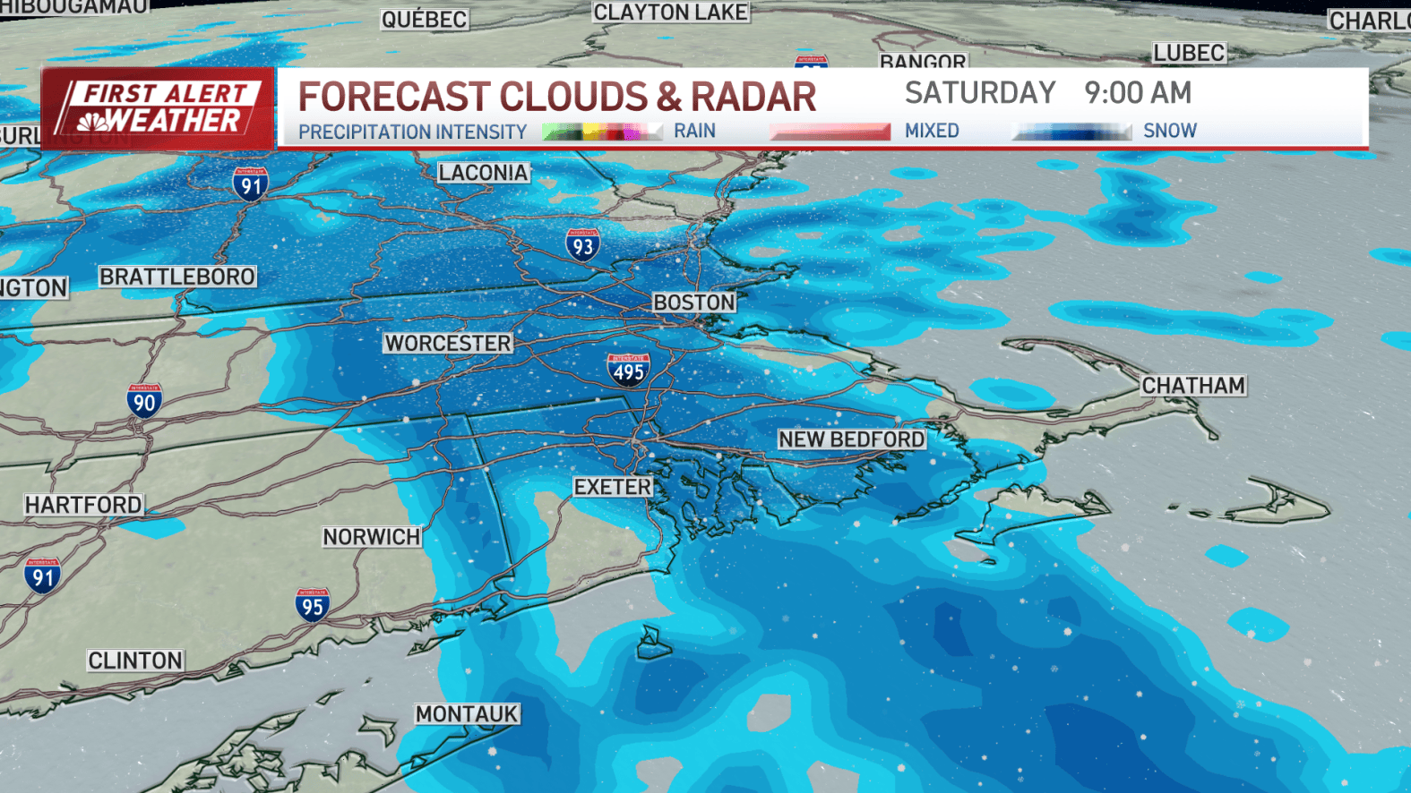 Boston Rador How much snow are we getting in Boston today? New forecast, radar – NBC ...