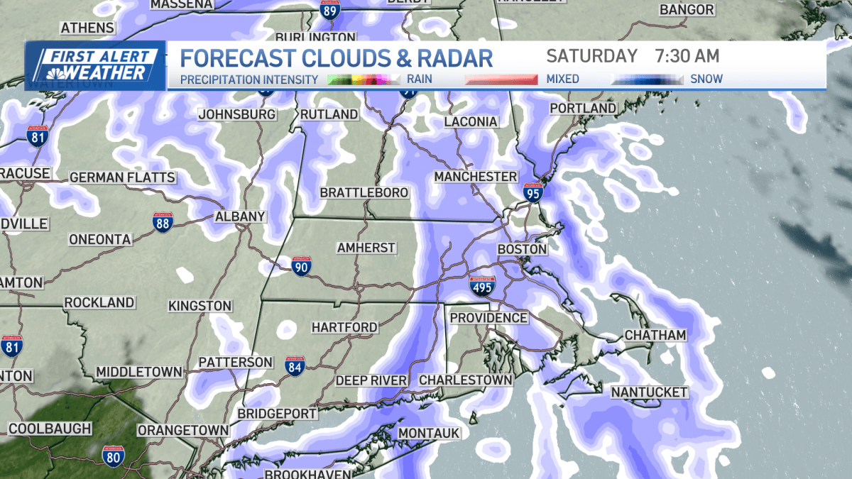 Snow and coldest day of the season possible this weekend – NBC Boston
