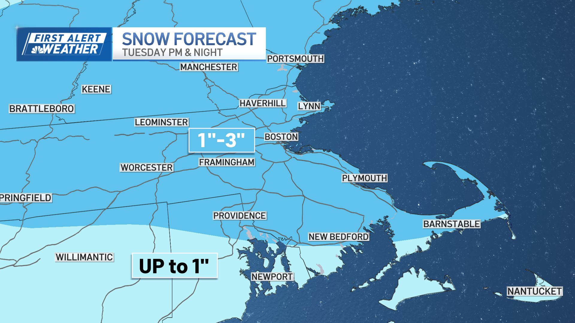 Boston Ma weather forecast: More snow this week – NBC Boston