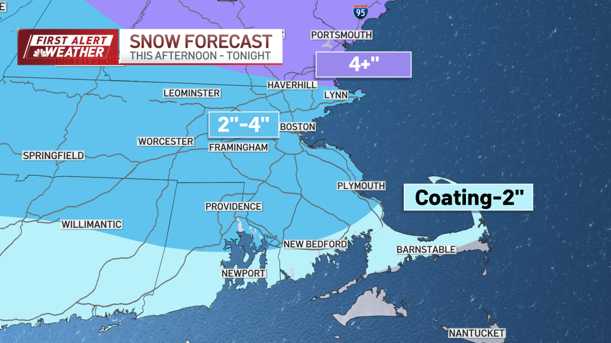 First Alert: Snow making for messy evening, morning commutes in Boston