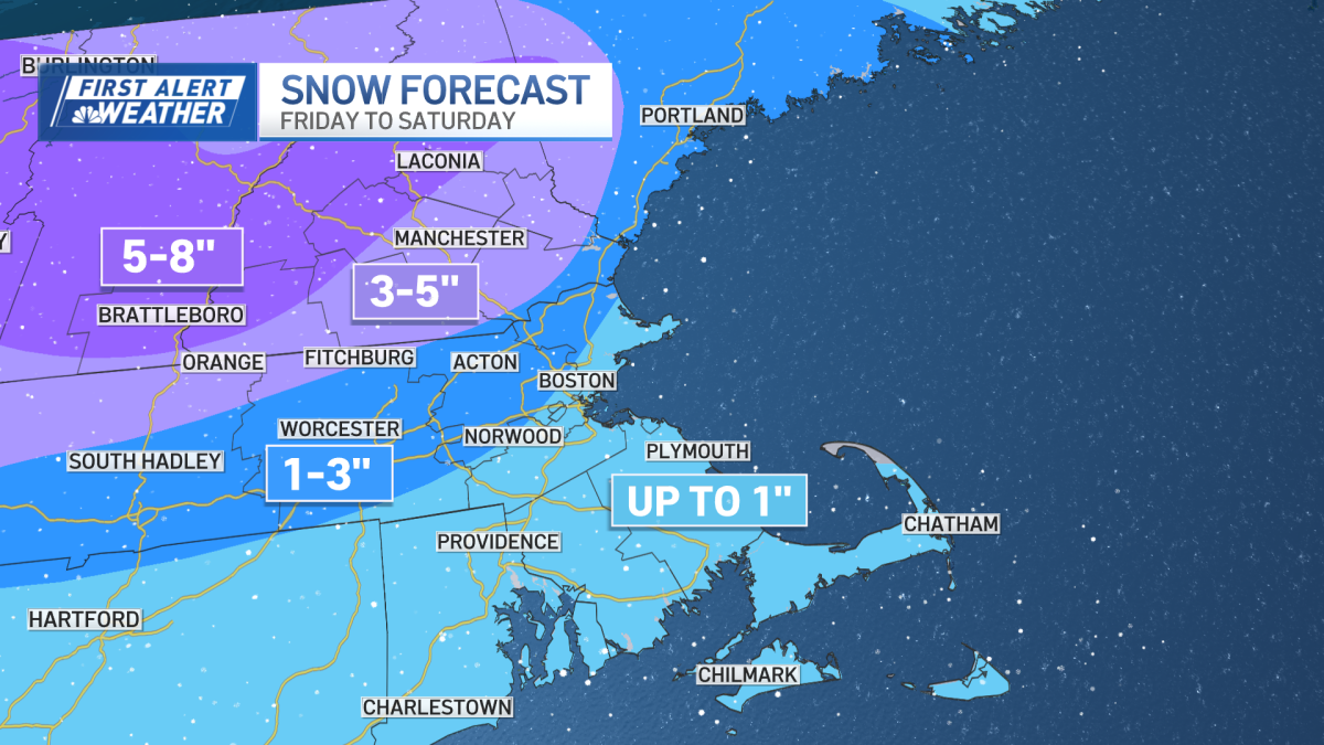 FIRST ALERT: Rain, sleet and plowable snow today, winter storm warning for parts of New England