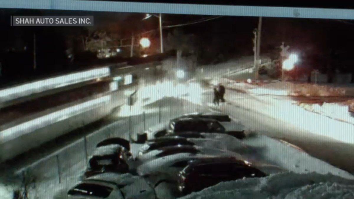 Commuter Rail train slams into car struck on tracks in Abington