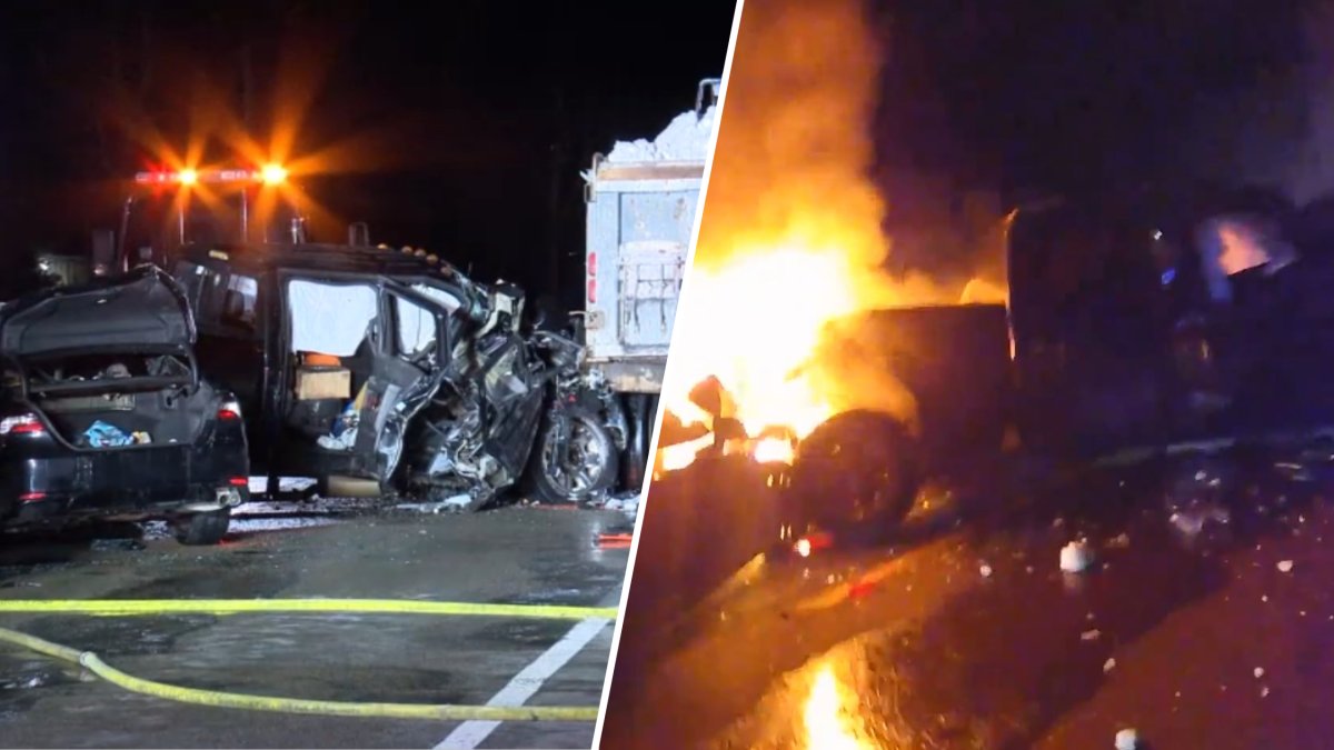 Body camera footage shows rescue during fiery crash in Easton – NBC Boston