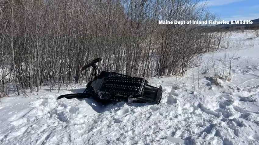 A woman from New Hampshire died Friday after her snowmobile crashed in Jackman, Maine, officials say.