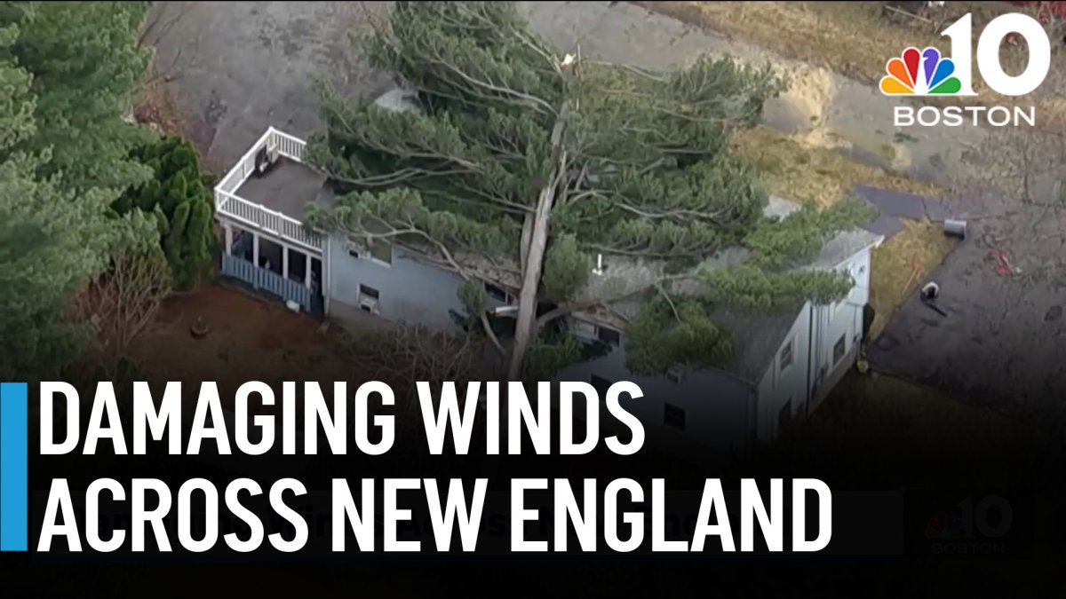 Severe weather overnight leads to downed trees, power outages – NBC Boston