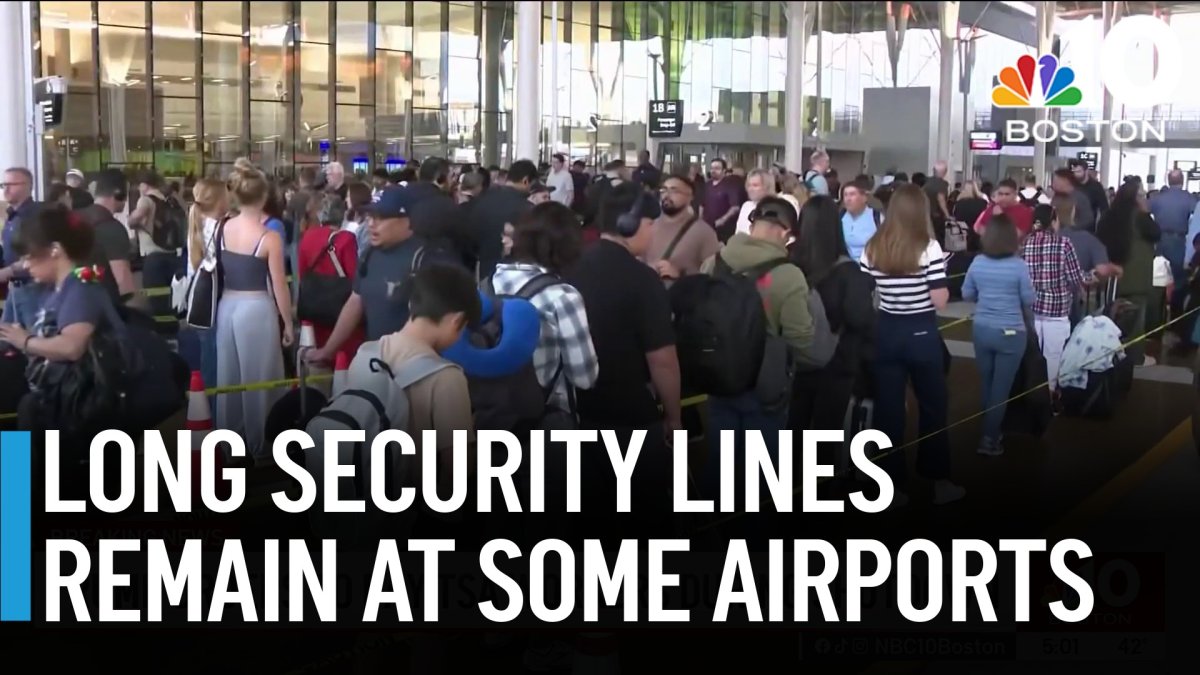 Security Line Hard Long security lines remain at some airports amid partial shutdown – NBC ...