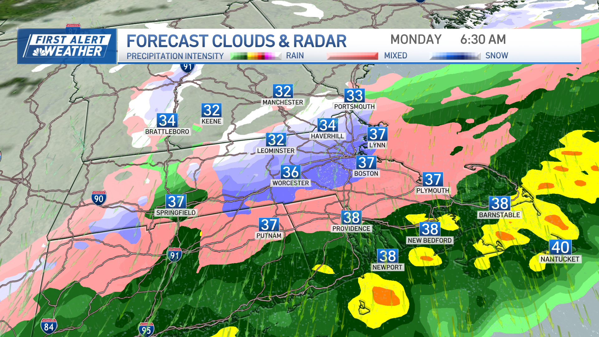 Winter storm warning: How much snow are we getting in Mass., NH? – NBC ...