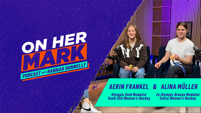 Olympic medalists and Boston Fleet teammates Aerin Frankel and Alina Muller