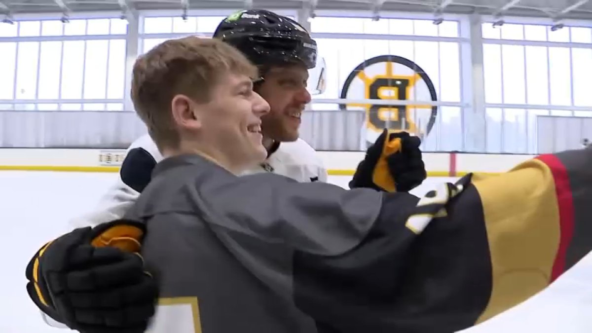 ‘Moving forward': High school hockey team shaken by shooting meets Boston Bruins