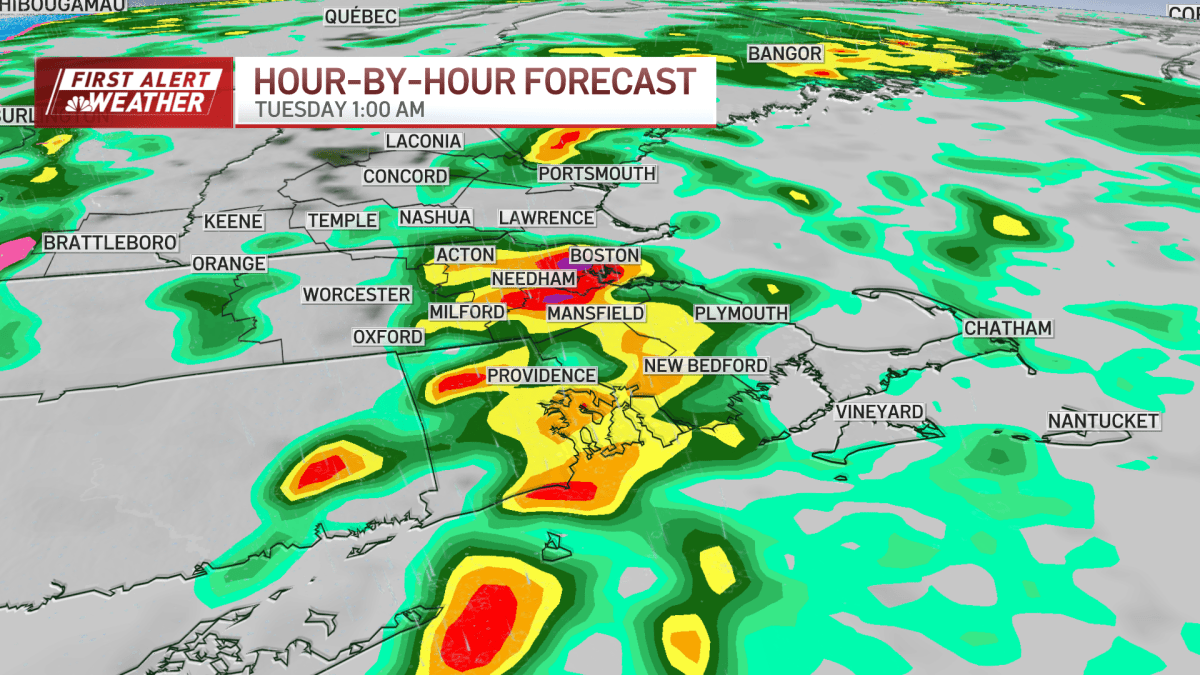 Boston weather today: High wind warning, flood watch – NBC Boston