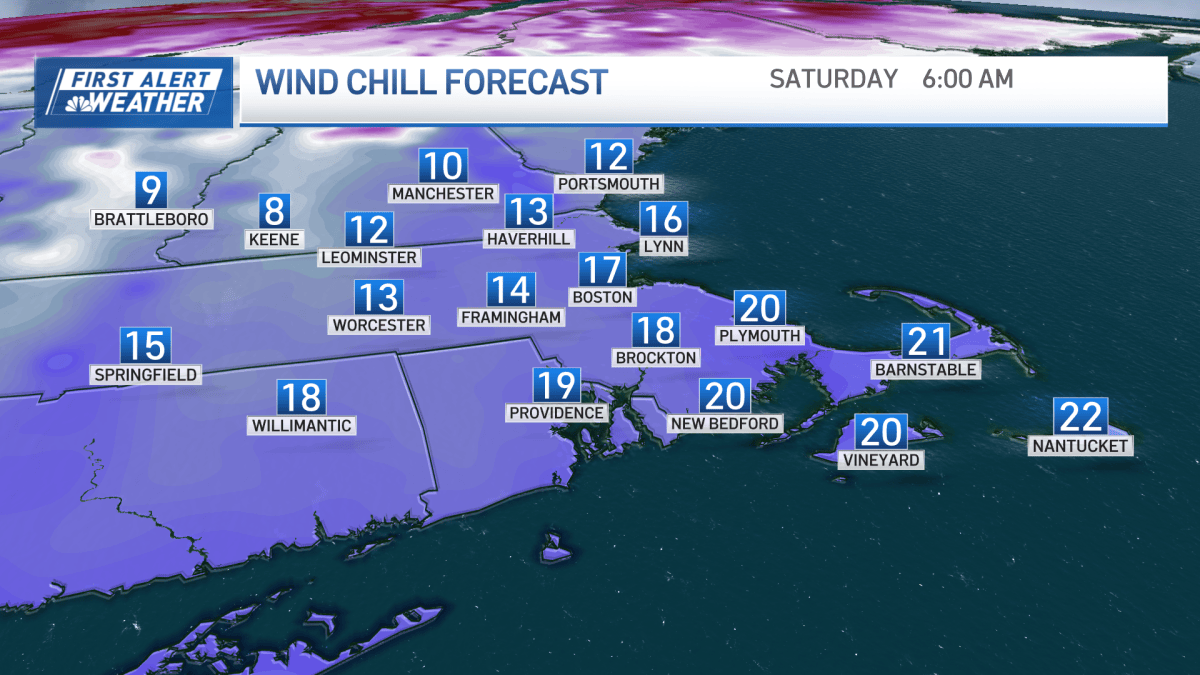 Boston weekend weather feels more like winter – NBC Boston