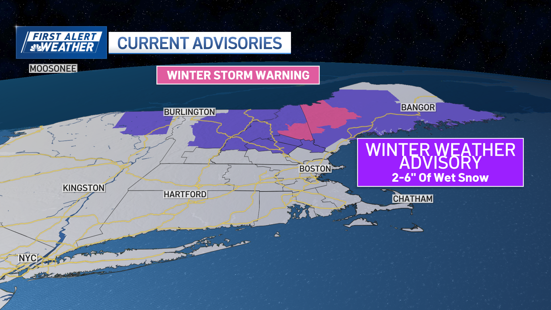 Winter storm warning: How much snow are we getting in Mass., NH? – NBC ...