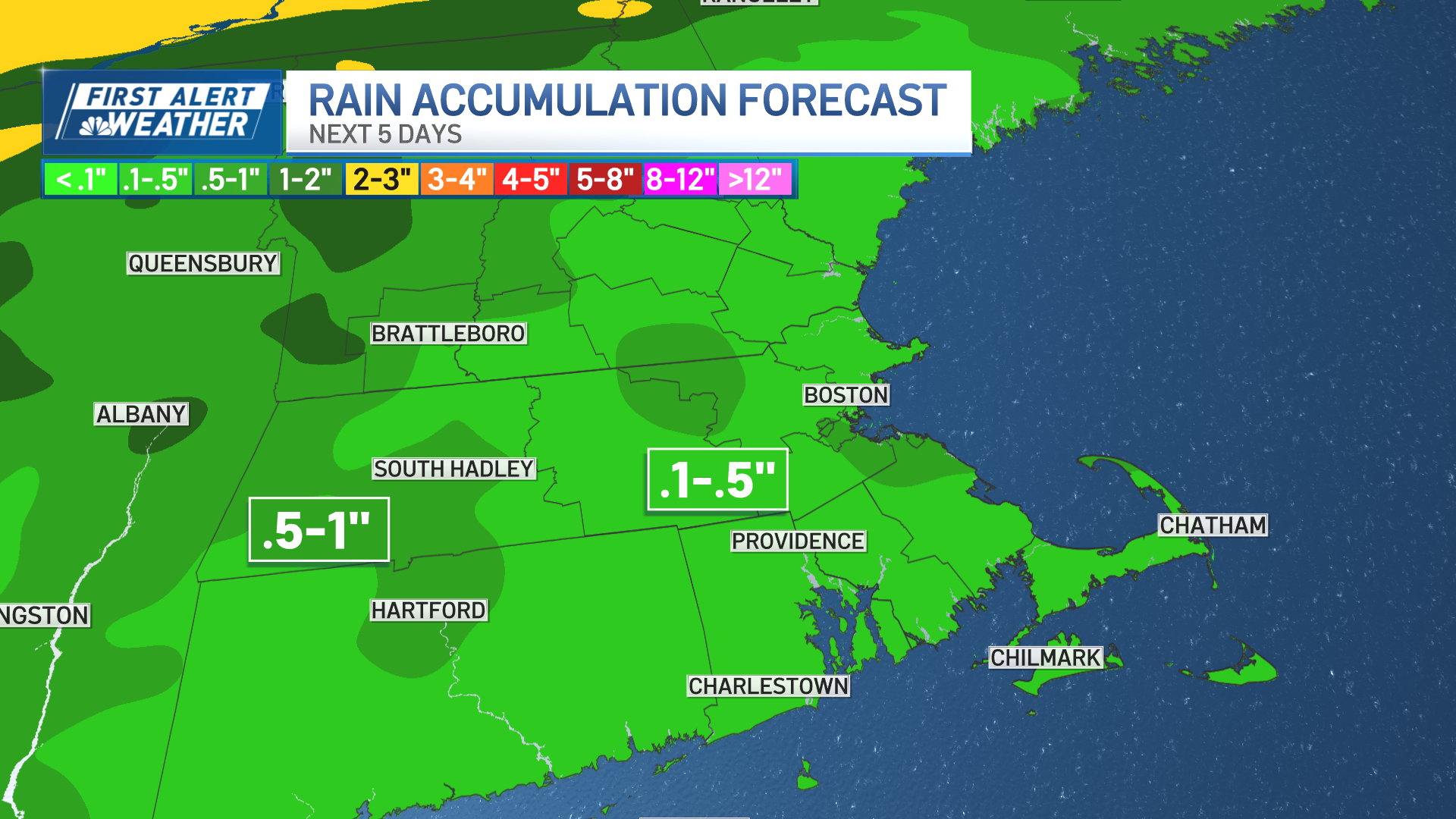 Boston weather forecast calls for temps in the 70s this week – NBC Boston