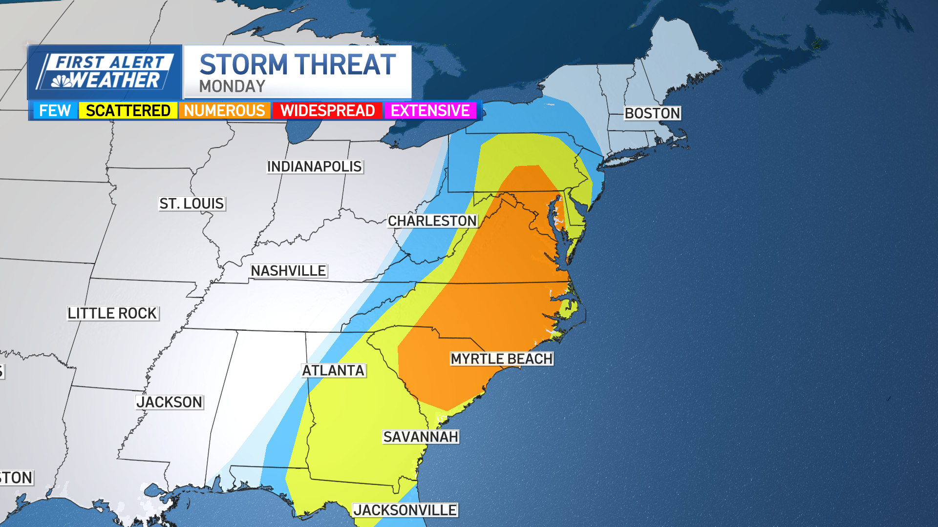 All eyes on powerful storm expected to impact New England on Monday ...