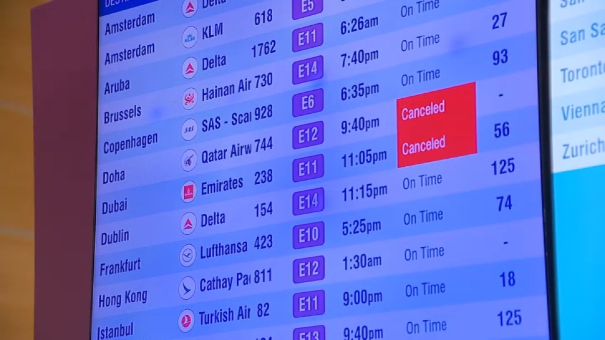 Flights to and from Middle East keep getting canceled at Boston Logan