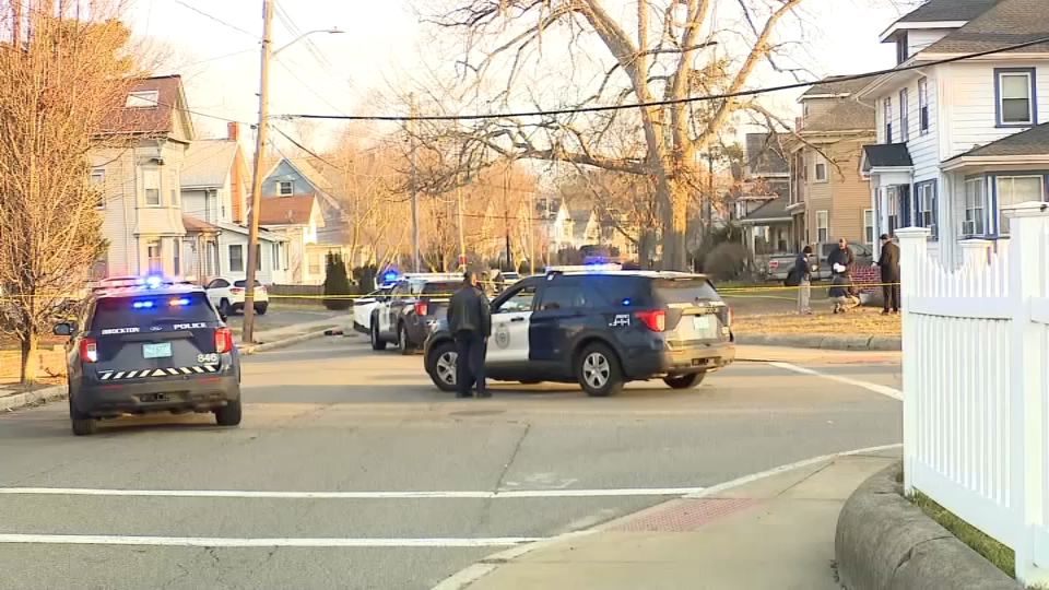 Stray bullet hits man in Brockton home during police shootout – NBC Boston