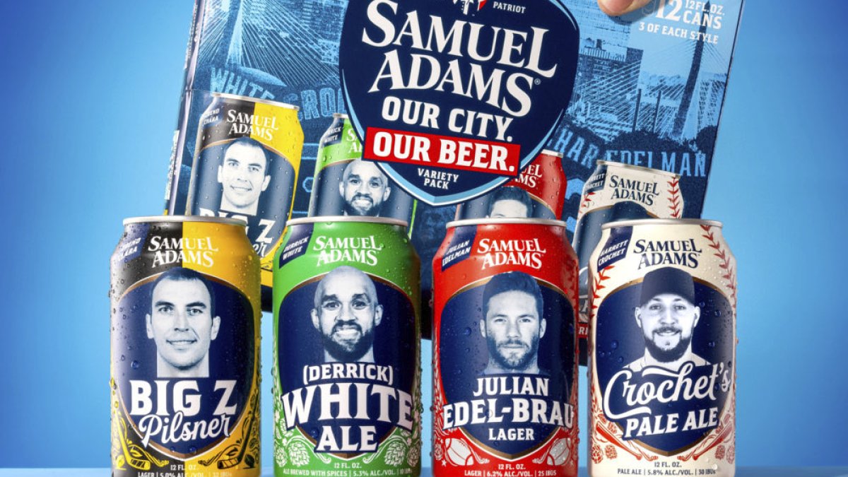 Samuel Adams unveils variety pack celebrating Boston sports stars