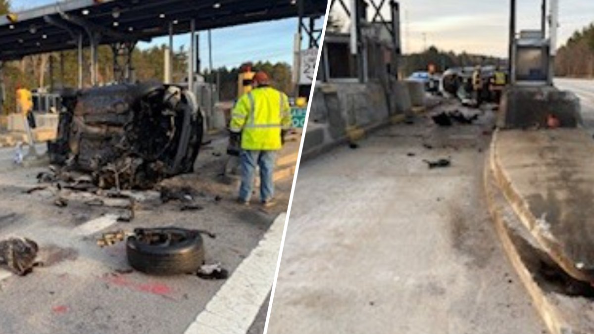 Mass. driver charged with DWI after crashing car into toll plaza in NH ...