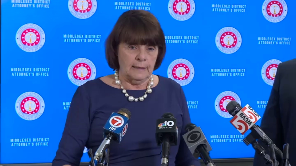 WATCH LIVE: DA Ryan addressing Woburn arraignment for targeted residential break-in scheme
