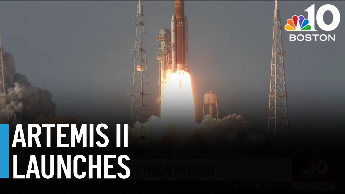 NASA launches Artemis II on historic moon mission – NBC Boston