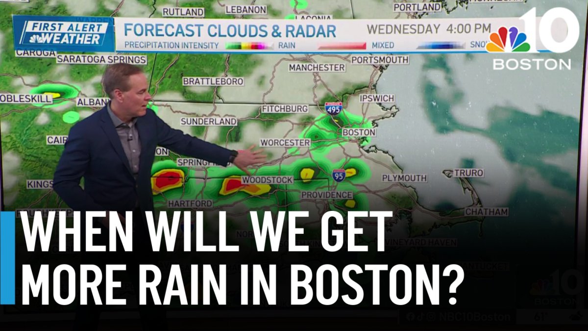 Tracking our next chances for rain, storms in Mass. – NBC Boston