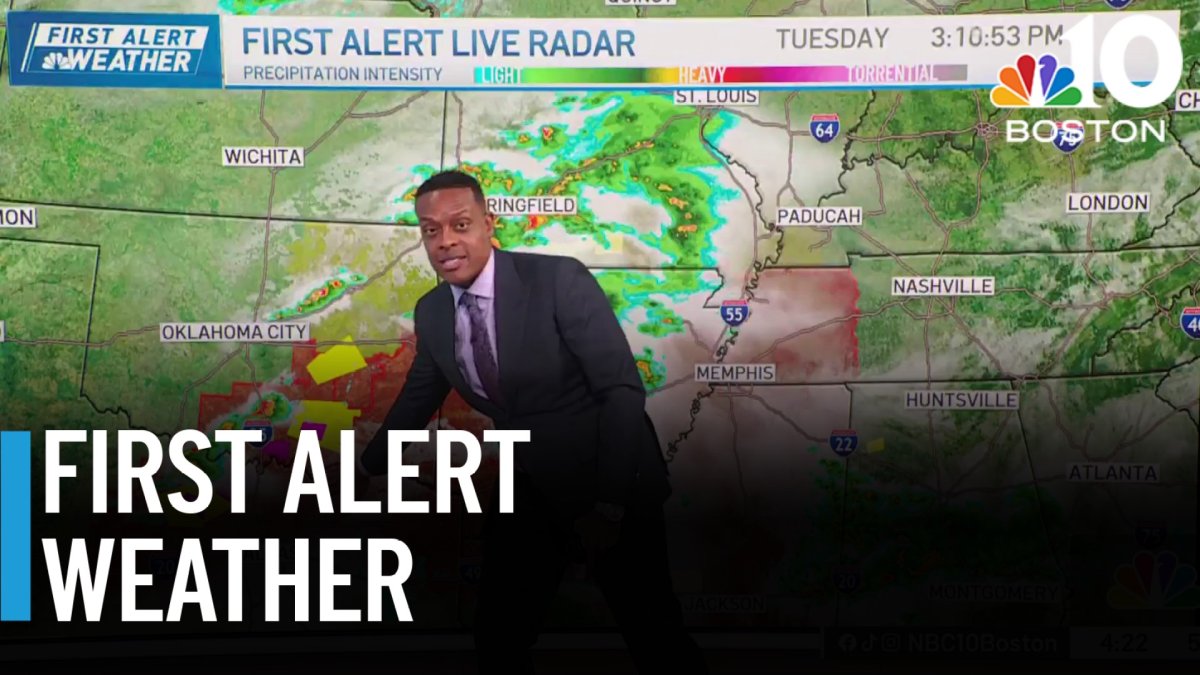 Tracking the storm system bringing rain to Boston Thursday – NBC Boston