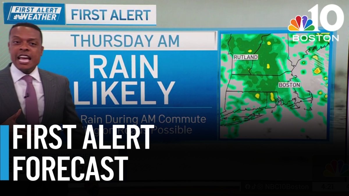 A rainy Thursday stands between us and 60-degree weather, Boston – NBC ...
