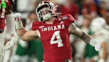 Indiana linebacker Aiden Fisher