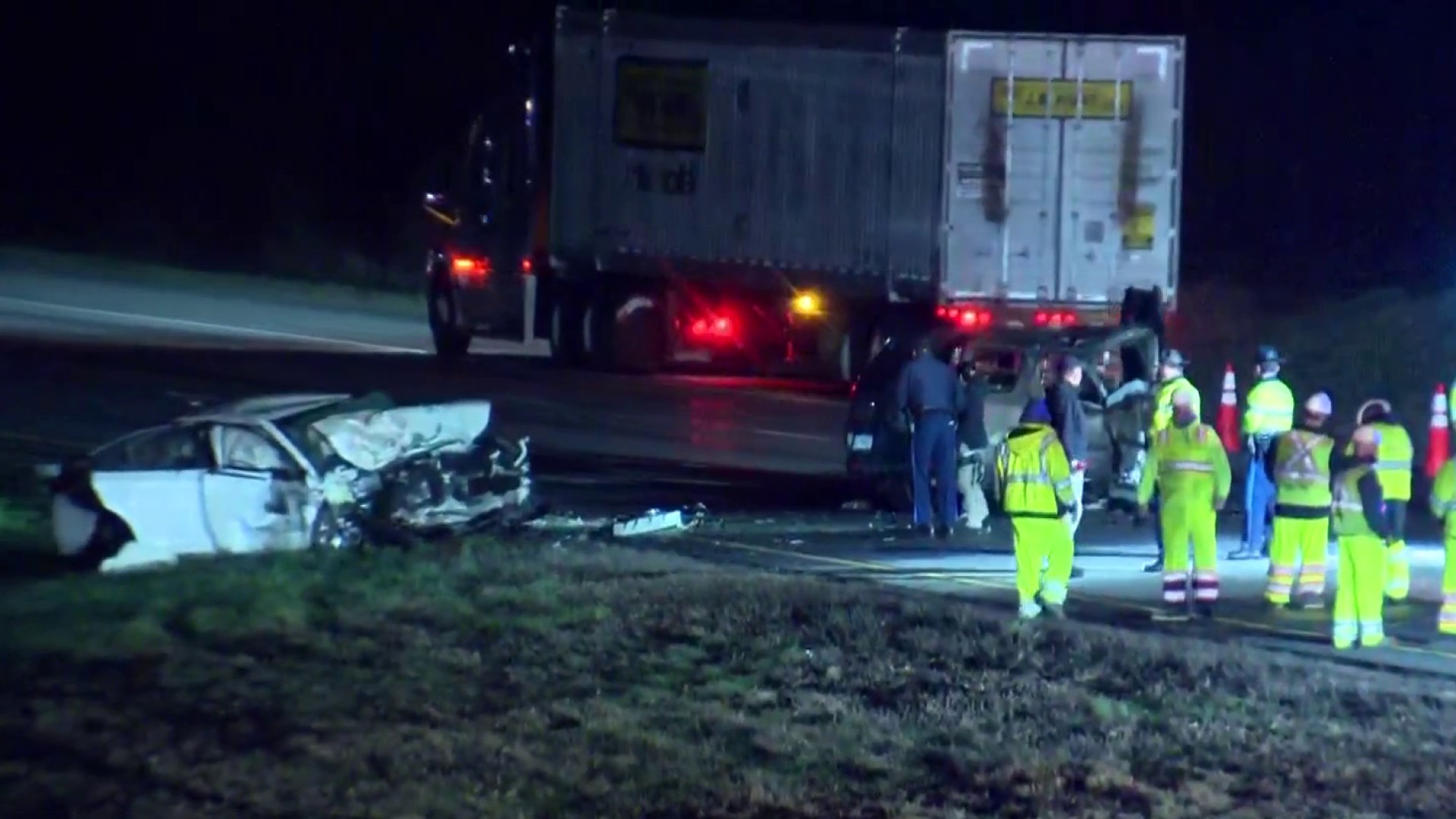 Wrong-way crash on I-495 in Chelmsford causes life-threatening