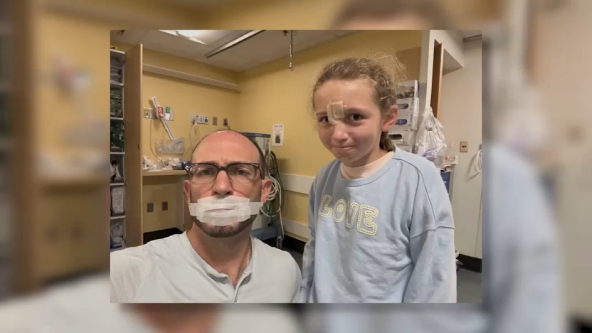 ‘Really remarkable': Dad runs Boston Marathon to support daughter's cancer battle