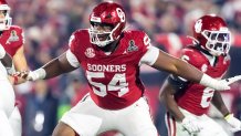 Oklahoma offensive lineman Febechi Nwaiwu
