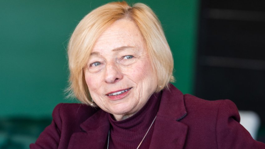 Janet Mills, governor of Maine and Democratic US Senate candidate, during a roundtable discussion with community leaders in Westbrook, Maine, US, on Tuesday, March 10, 2026. The Maine race is a must-win for Democrats, who need a net gain of four seats in November’s midterm elections to claim a Senate majority and see an opportunity to oust Republican Susan Collins from a seat she’s held for nearly 30 years. Photographer: Sofia Aldinio/Bloomberg