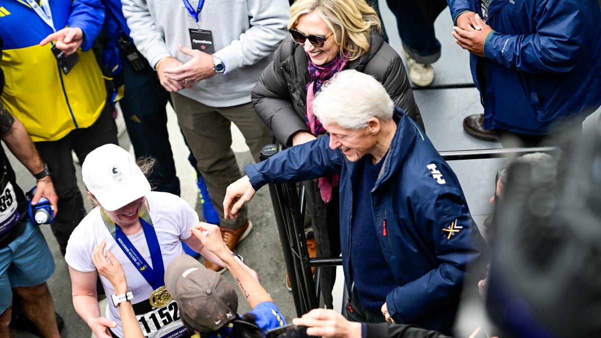 Does Chelsea Clinton's Boston Marathon bib number hold a political reference?