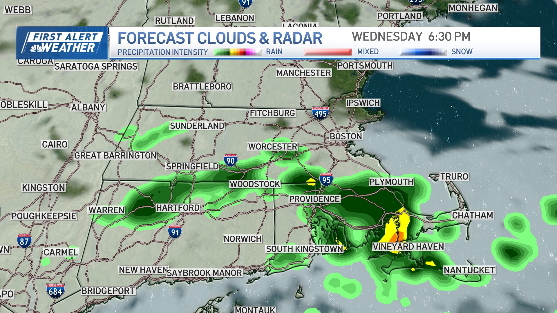 Weather Boston: Warm surge today into 60s, rain showers return – NBC Boston