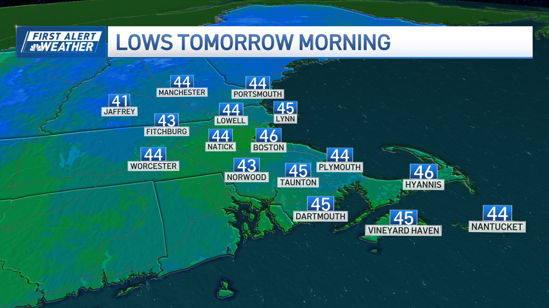 Boston weather: Timing tomorrow’s rain – NBC Boston
