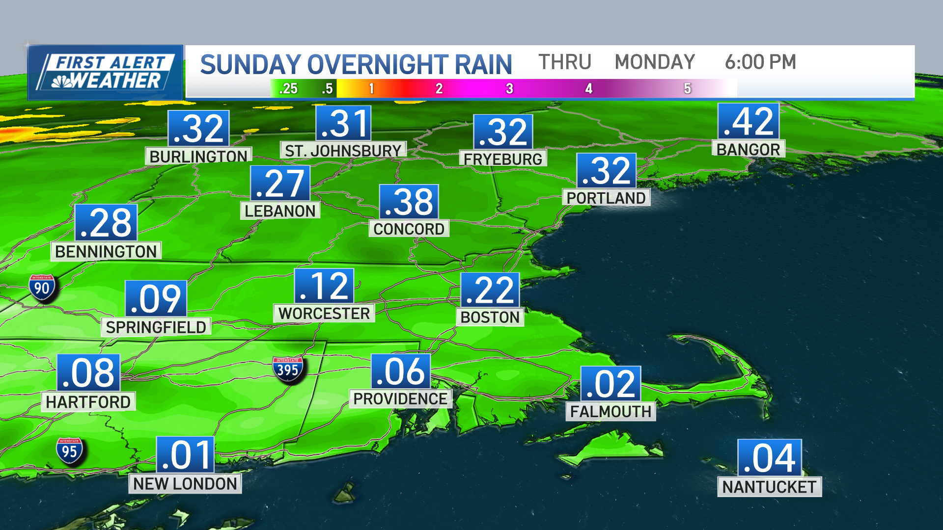 Boston weather stays chilly today and rain arrives after sunset – NBC ...