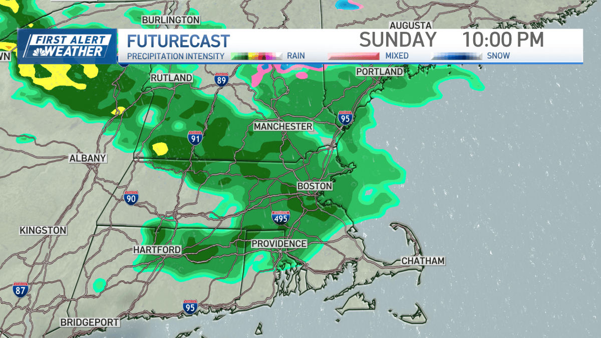 Boston weather stays chilly today and rain arrives after sunset – NBC ...