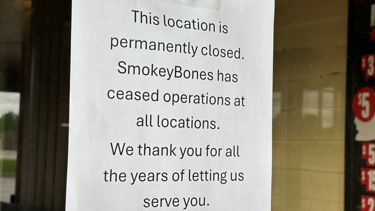 Smokey Bones closes all locations, including 2 in Eastern Mass.