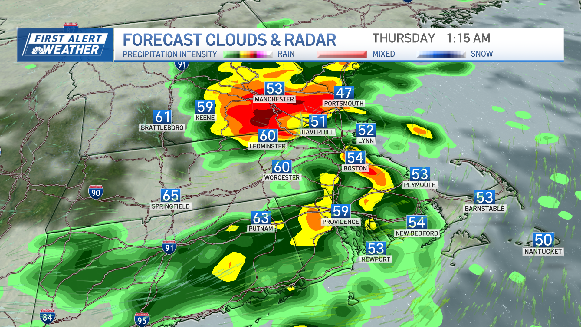 Severe weather, storms in Mass. today – NBC Boston
