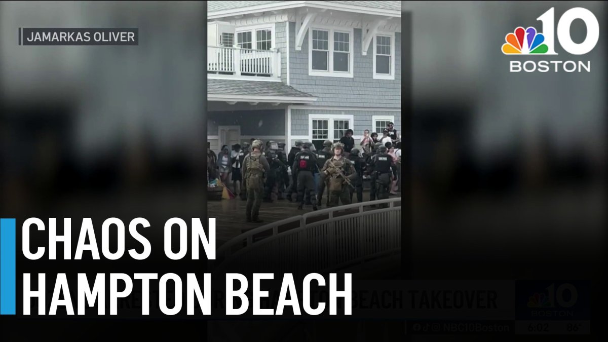 Dozens arrested during chaos on Hampton Beach – NBC Boston