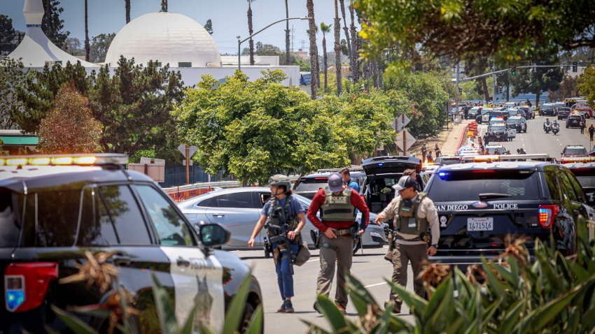 Multiple people were killed, including an armed security guard, after two shooters entered Islamic Center in San Diego Monday, May 18, 2026, and opened fire. The shooting occurred while a K through 12 school, which operates at the center and mosque, was in session. No children were injured in the incident.