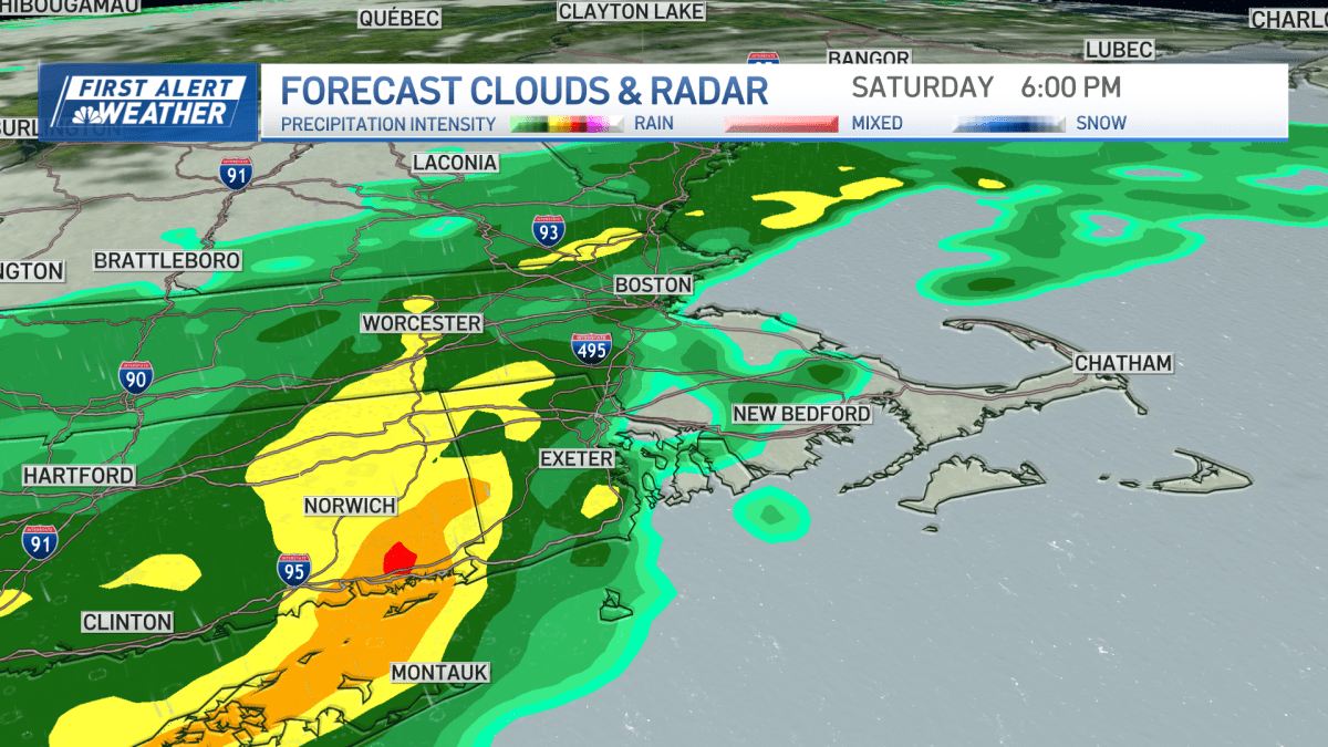Tracking rain showers in Boston through Mother's Day weekend