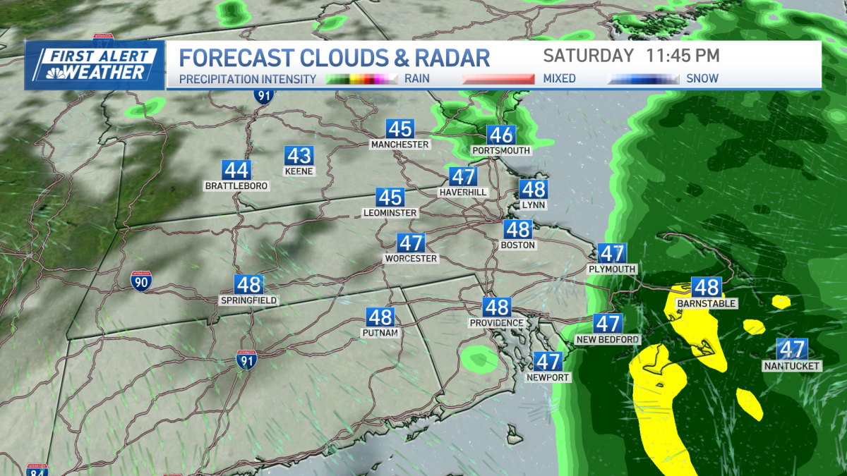 Latest on Saturday, Sunday weather forecast in Boston area