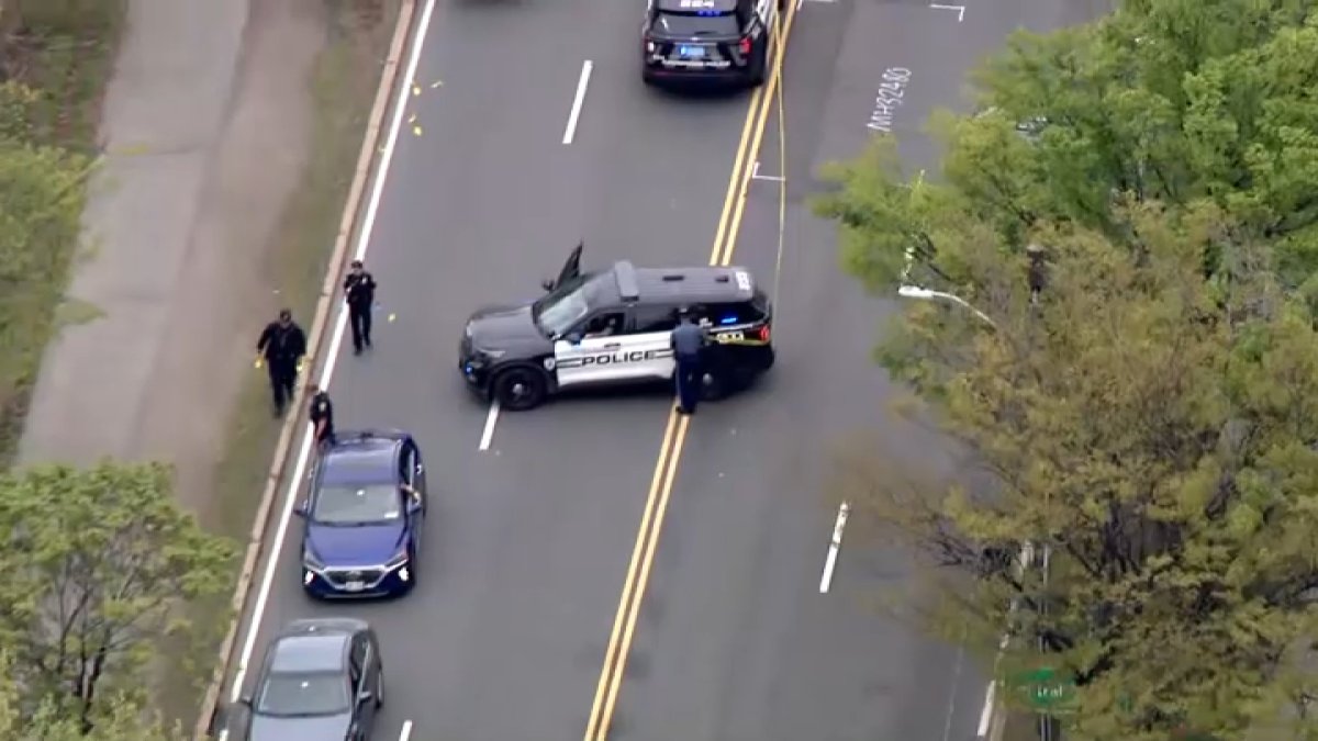 Gunman opens fire on cars in Cambridge, wounding 2 before being hit and arrested